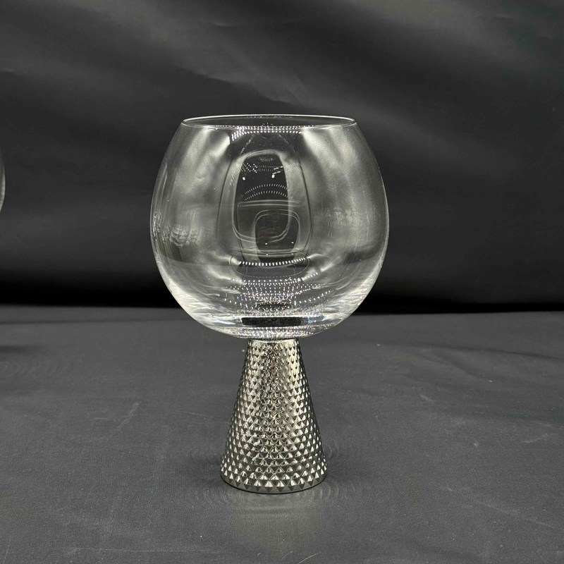 গুণ Electroplate Diamond Base Wine Glass Set কারখানা