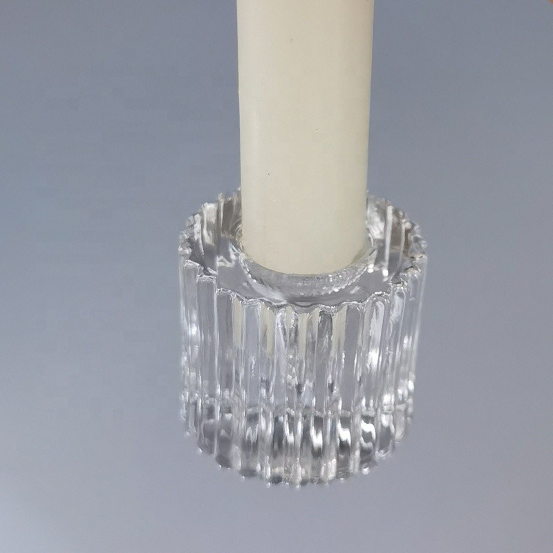 গুণ Crystal Embossed Mini Candle Stand for special event কারখানা