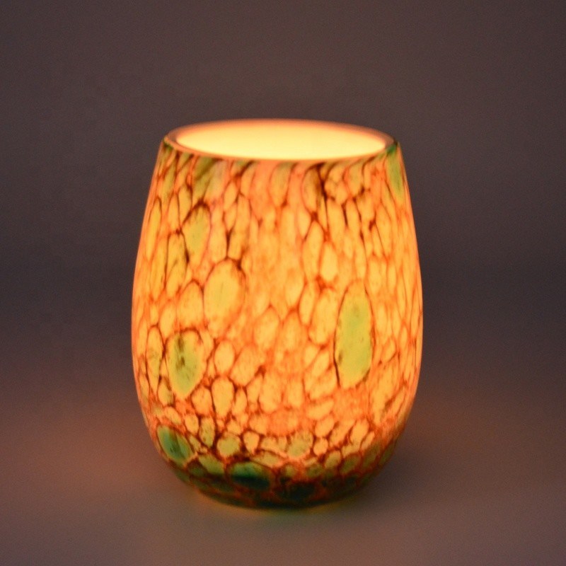 গুণ Turquoise Solid Color Votive Glass Candle Holders কারখানা