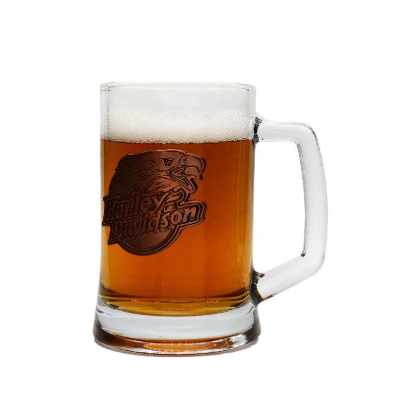 গুণ 23oz Heavy Duty Beer Stein Decorated Craft Beer Glasses কারখানা
