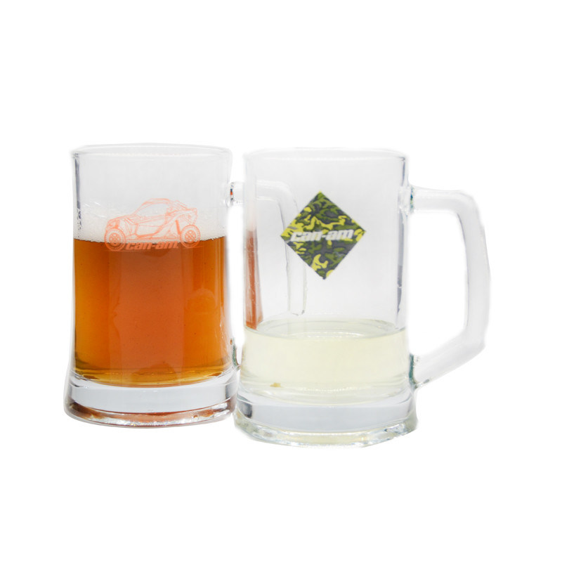 গুণ 23oz Heavy Duty Beer Stein Decorated Craft Beer Glasses কারখানা