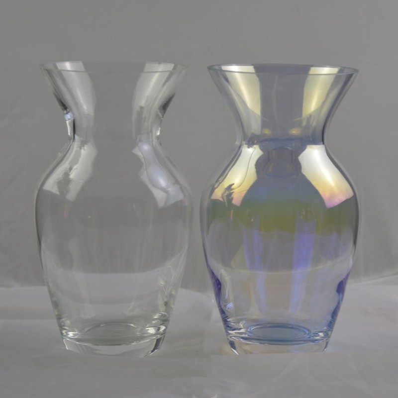 গুণ Customize Irridescent Decorative Glass Vase For Home কারখানা