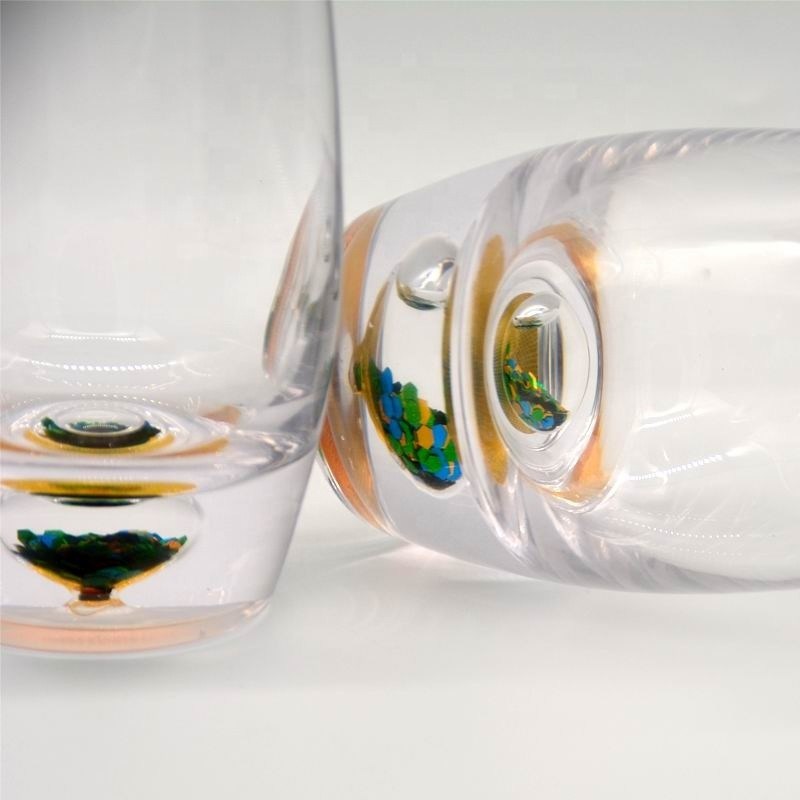 গুণ Heavy Bottom Crystal Whiskey Glasses কারখানা