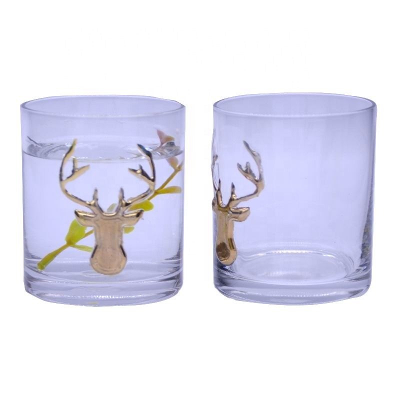 গুণ Decorative Round Personalised Whisky Glass For Christmas কারখানা