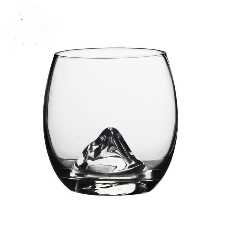 গুণ Lead Free Crystal Ice Hill Bottom Handmade Whiskey Glass কারখানা