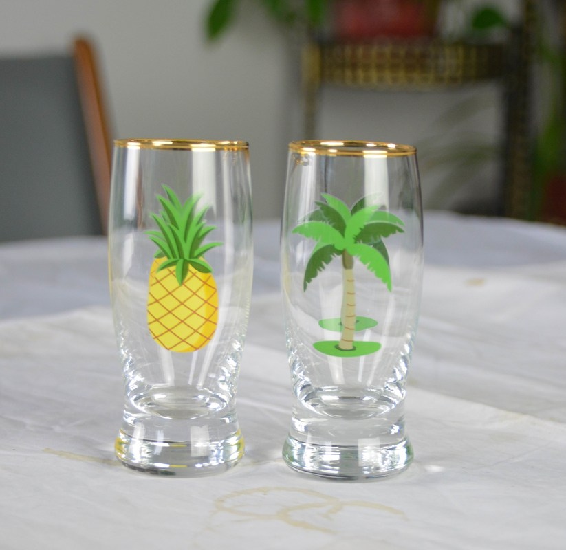 গুণ Color Decal Printed Unique Shot Glasses কারখানা