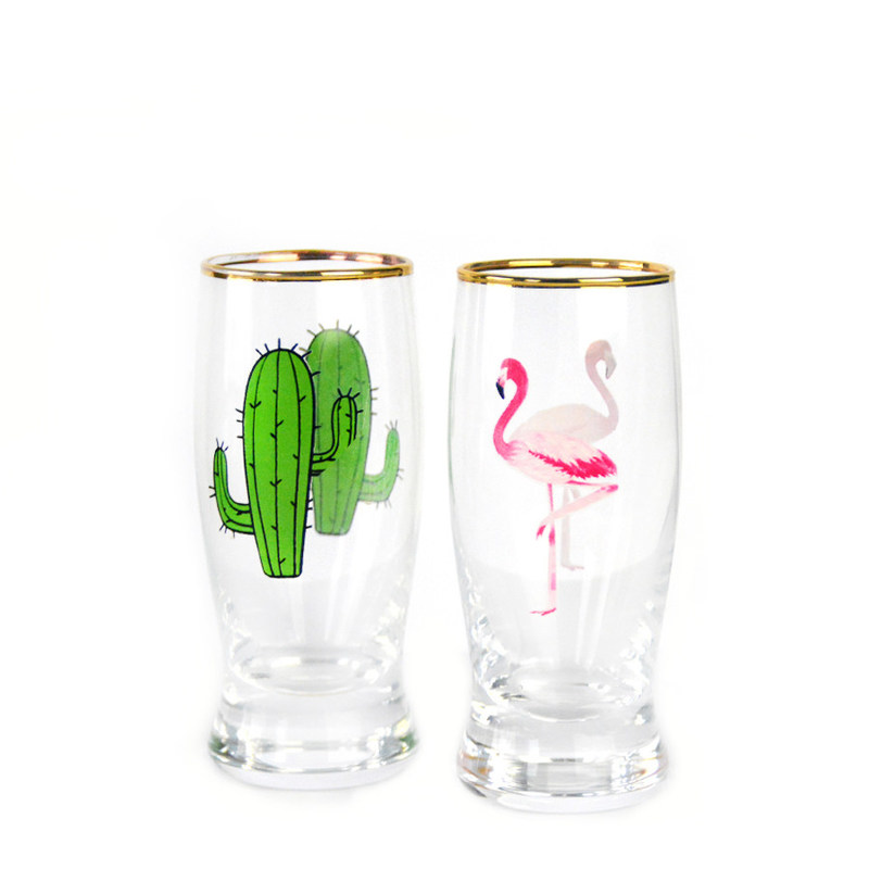 গুণ Color Decal Printed Unique Shot Glasses কারখানা