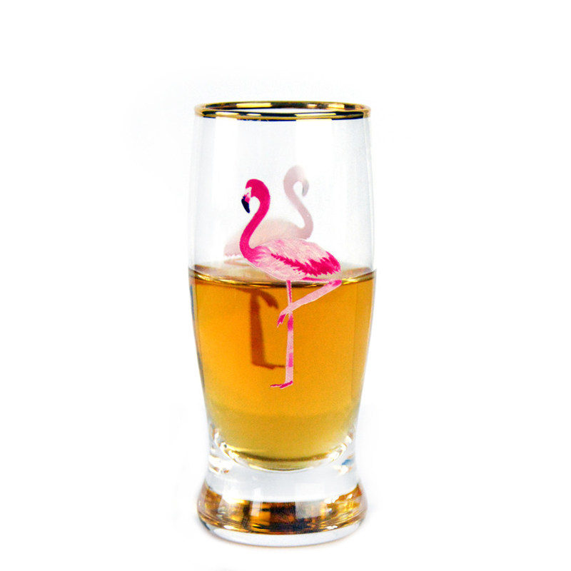 গুণ Color Decal Printed Unique Shot Glasses কারখানা