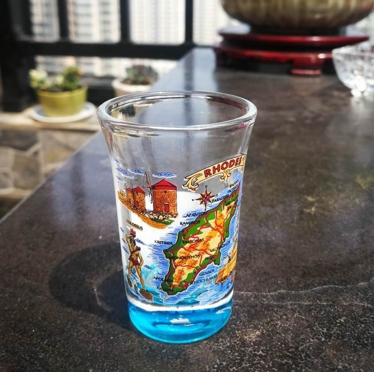 গুণ Logo Printed Clear  Unique Shot Glasses With Color Decal কারখানা