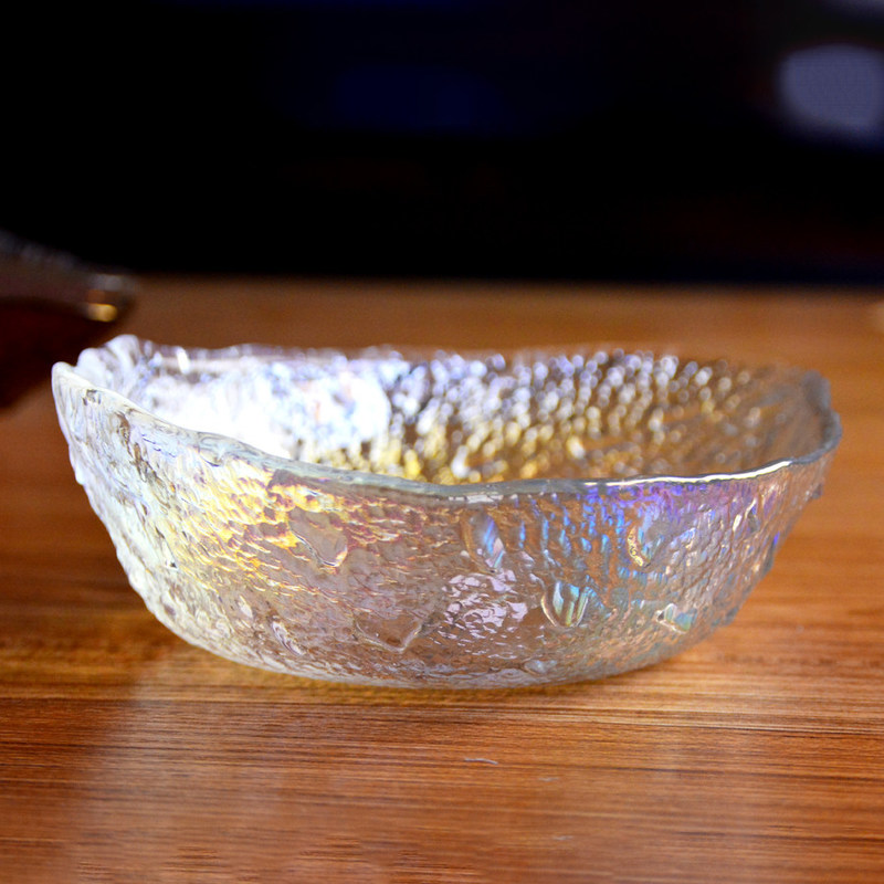 গুণ Irregular shaped Colored Creative Glass Charger Plates কারখানা