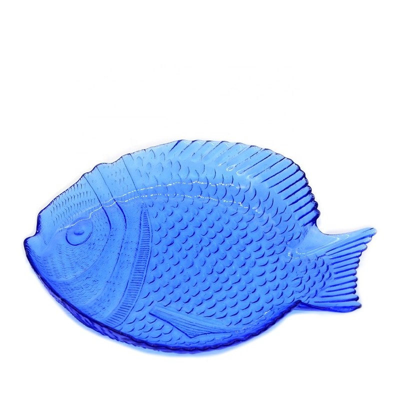 গুণ Fish Shaped Solid Color Charger Plates For Fruit কারখানা