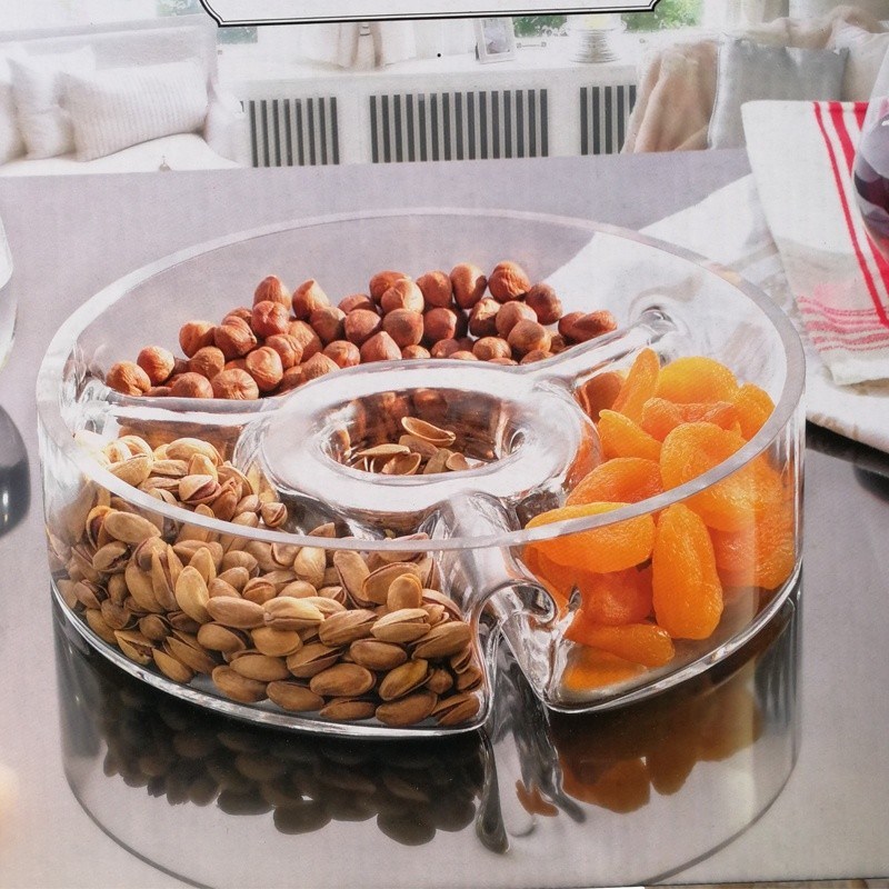 গুণ Handmade Glass Fruit Plate কারখানা