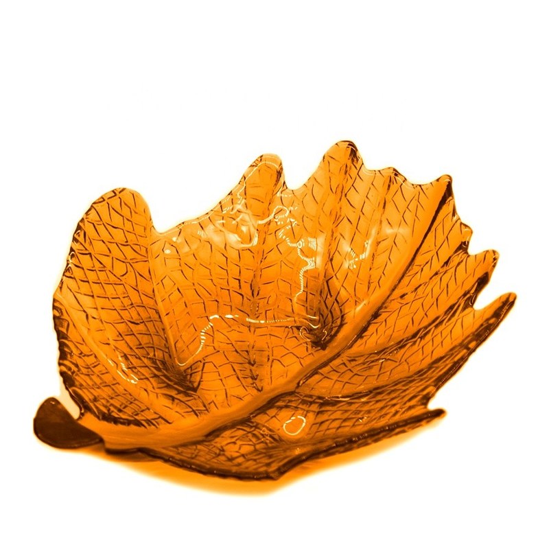 গুণ Maple Leaf Unique Decorative Charger Plates For Snack কারখানা