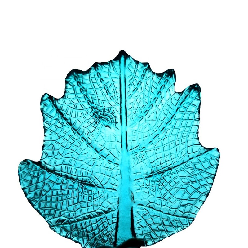 গুণ Maple Leaf Unique Decorative Charger Plates For Snack কারখানা