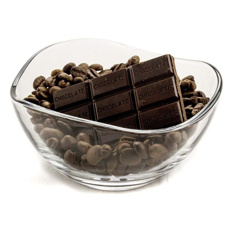 গুণ Transparent Durable Wave Rim Glass Charger Plates , Fruit Salad Glass Bowl কারখানা