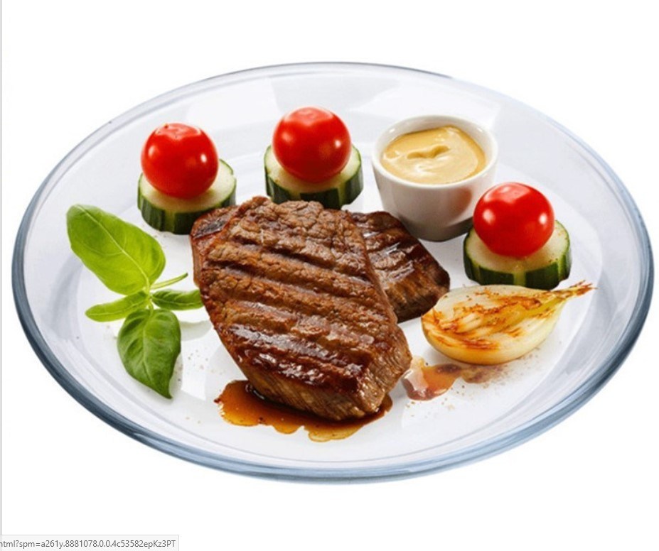 গুণ Heat Resistant Borosilicate Round Charger Plates For Micwave কারখানা