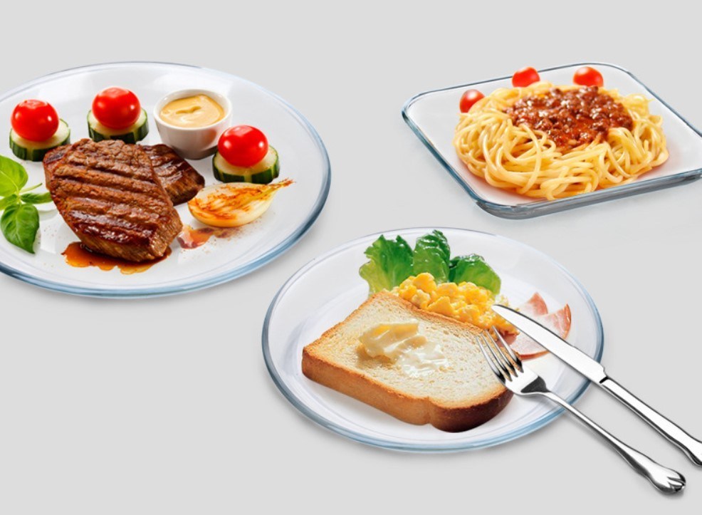 গুণ Heat Resistant Borosilicate Round Charger Plates For Micwave কারখানা