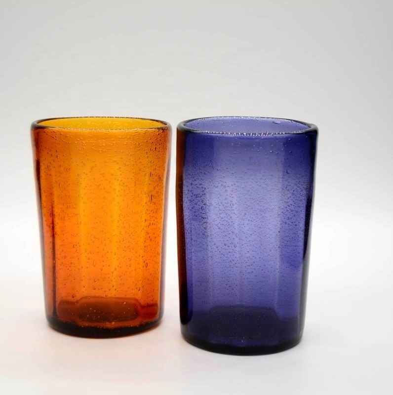 গুণ Round Thicker Wall Mexican Bubble Crystal Cocktail Glasses কারখানা