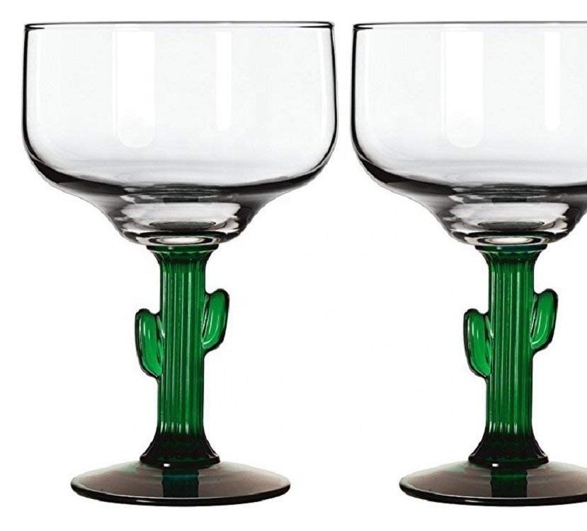 গুণ Ins Cactus Plant Stemed Round Vintage Martini Glasses কারখানা