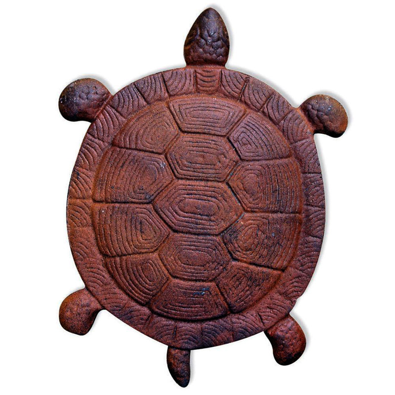 গুণ Turtle Metal Stepping Stone Cast Iron Crafts For Garden কারখানা