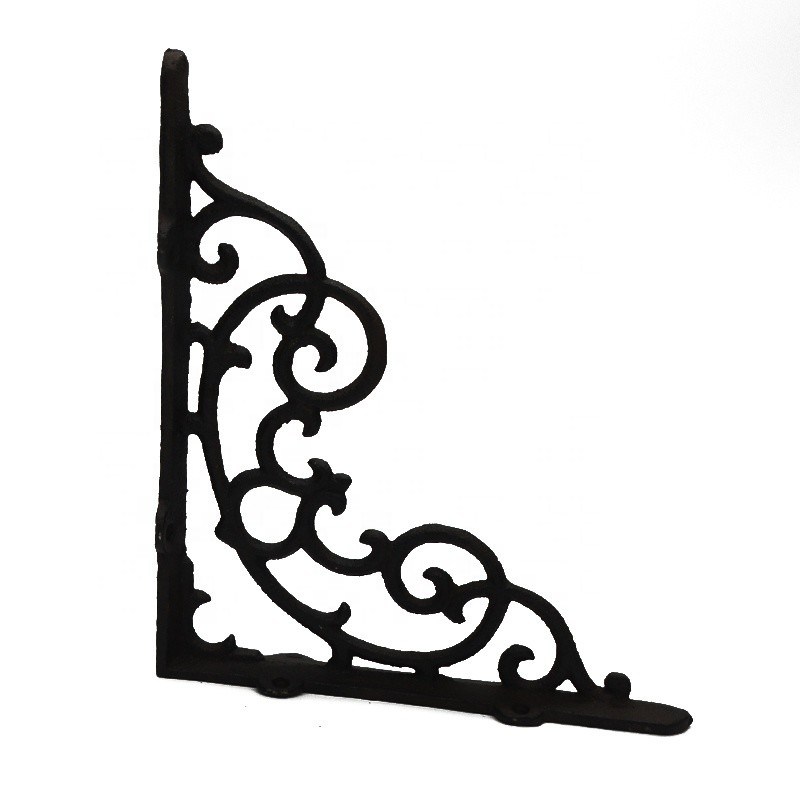 গুণ Vintage Classic Pattern Cast Iron Shelf Bracket For Shop কারখানা