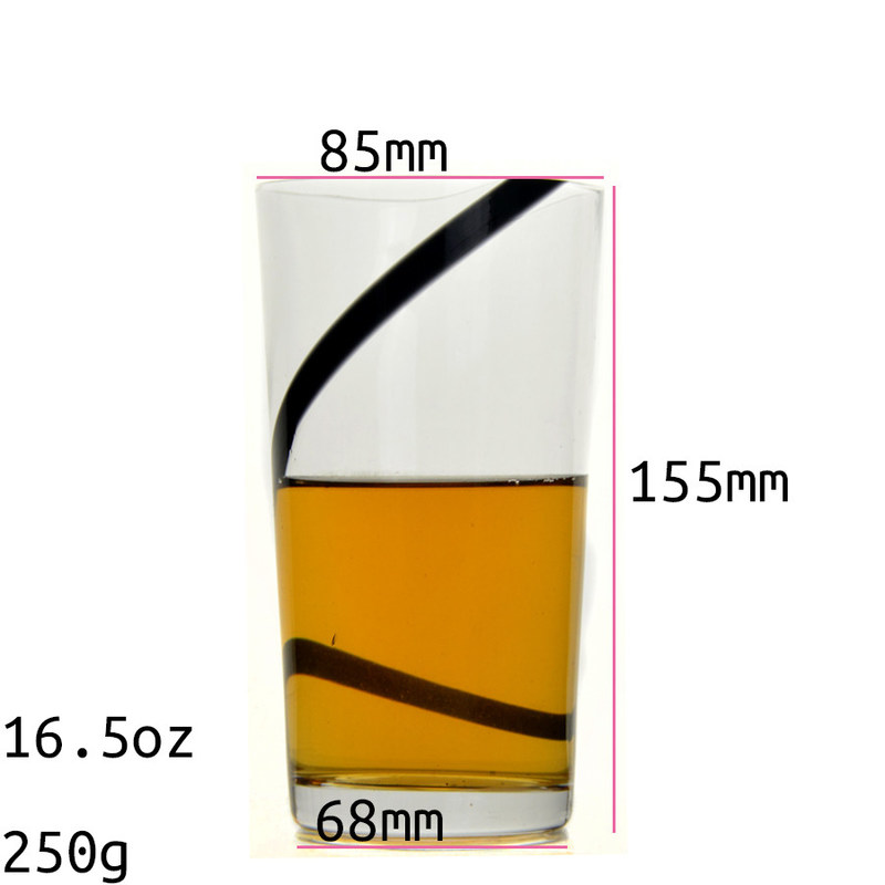 গুণ Solid Color tall Tumbler Drinking Glasses For Home কারখানা