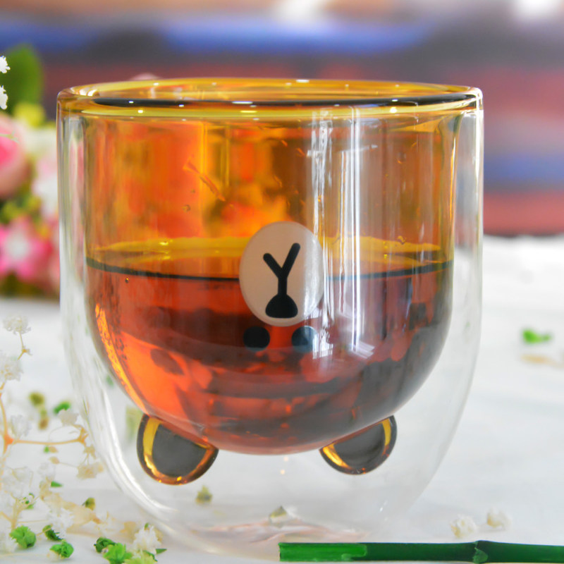 গুণ Pooh Bear Double Walled Wine Tumbler কারখানা