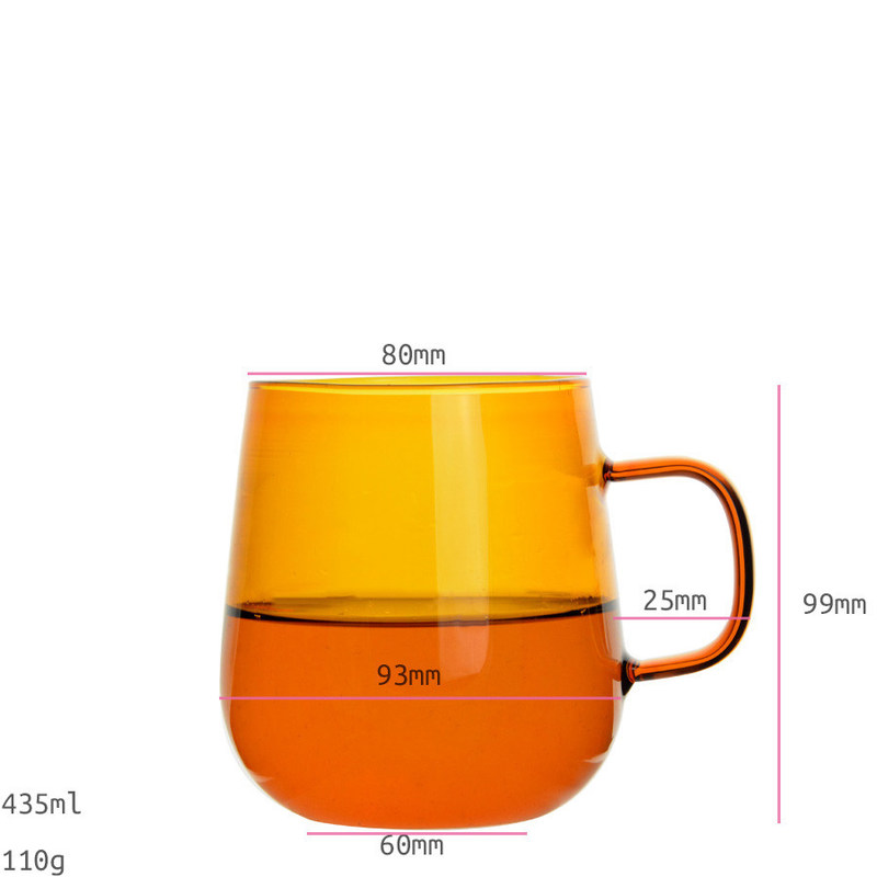 গুণ Colored High Borosilicate Tumbler Drinking Glasses কারখানা