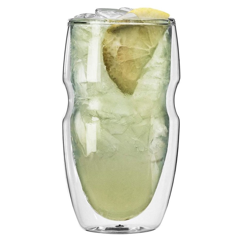 গুণ Personalize Borosilicate Double Wall Tumbler Drinking Glasses কারখানা