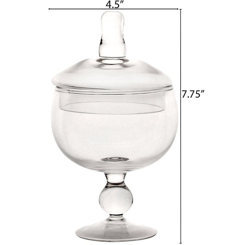 গুণ Multipurpose Set Of 3 Clear Glass Jars For Kitchen কারখানা