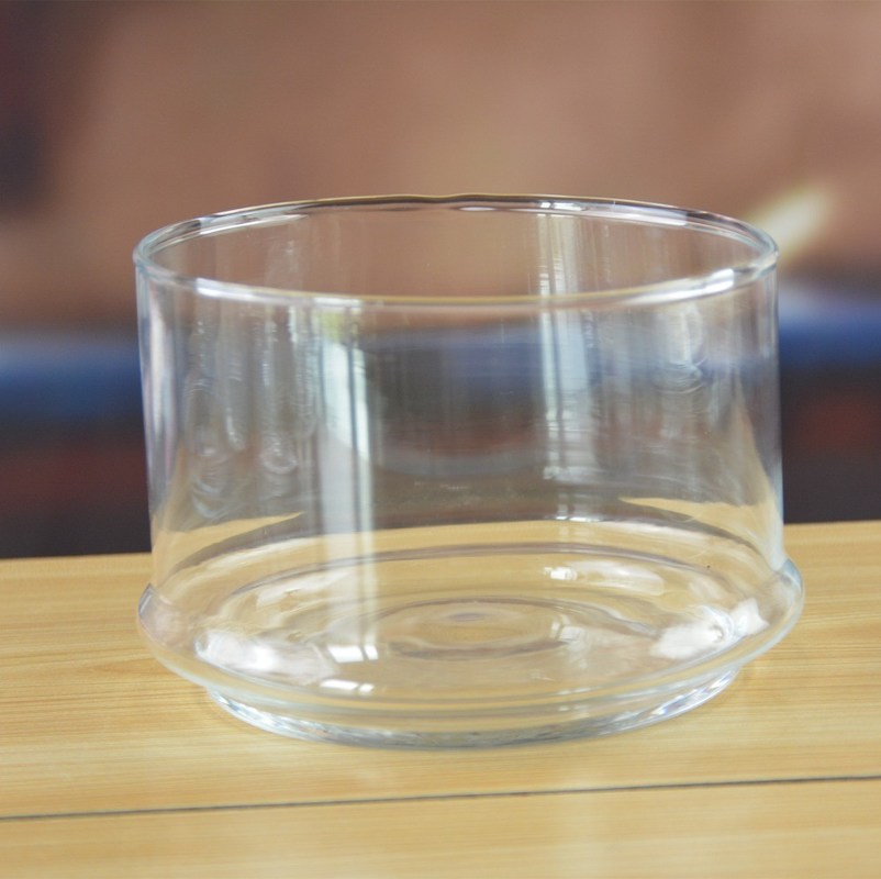 গুণ Stackable 3 Layers Tower Shaped Glass Storage Jars কারখানা