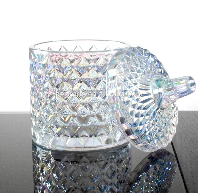 গুণ Glass Storage Jars With Lid For Wax কারখানা