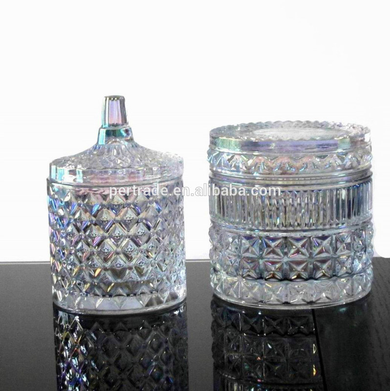 গুণ Glass Storage Jars With Lid For Wax কারখানা