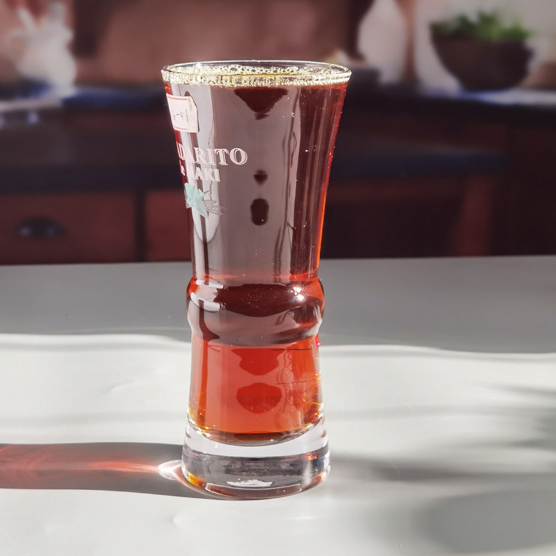 গুণ Highball Drinking Cocktail Crystal Glasses Handblown With Color Logo কারখানা