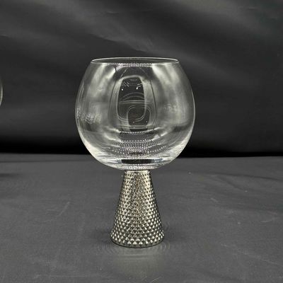 গুণ Electroplate Diamond Base Wine Glass Set কারখানা
