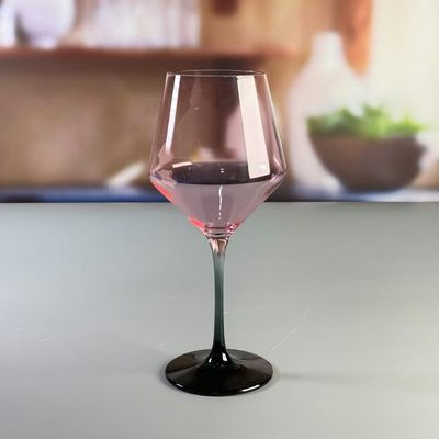 গুণ Hand-blow Color Gradient Wine Glass Set High Quality Crystal Wine Glass For Gift For Weeding কারখানা