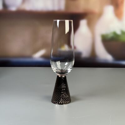 গুণ Electroplate Diamond Base Wine Glass Set কারখানা
