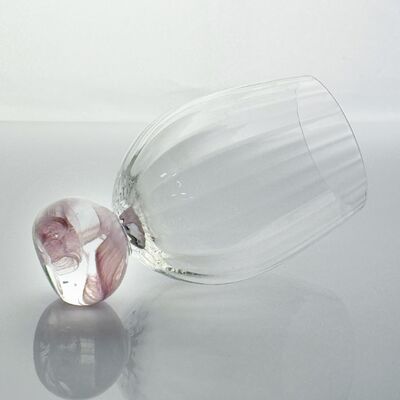 গুণ High Clarity Pink Cloud Crystal Wine Glass Set Designed for in Restaurants Bars and Wine Tasting Events Offering Superior Presentation কারখানা