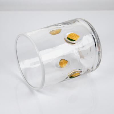 গুণ Hand Blown 400ml Lead-Free Crystal Glass Tumbler - Versatile Whiskey Glass for Juice and Coffee কারখানা