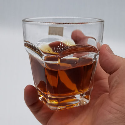 গুণ Transparent Square Bottom 10 Oz Whiskey Glasses For Home কারখানা