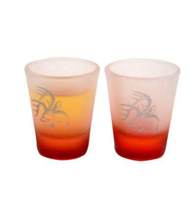 গুণ 2oz Tinting Color Frozen Matte Unique Shot Glasses কারখানা
