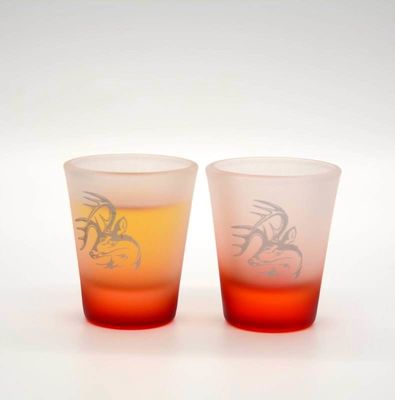 গুণ 2oz Tinting Color Frozen Matte Unique Shot Glasses কারখানা