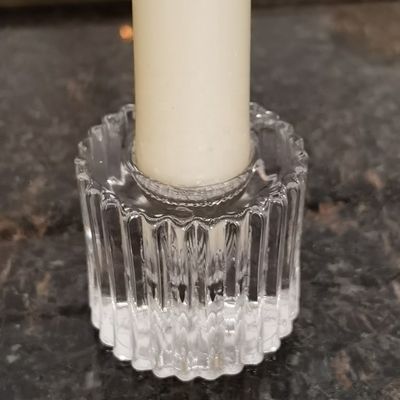গুণ Crystal Embossed Mini Candle Stand for special event কারখানা