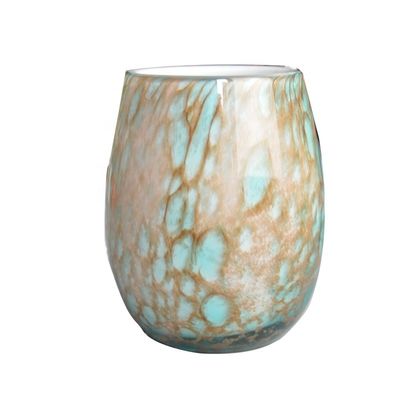 গুণ Turquoise Solid Color Votive Glass Candle Holders কারখানা