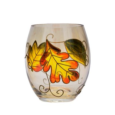 গুণ Egg Shaped Beautiful Color Glass Cylinder Candle Holders , Glass Votive Candle Holders কারখানা