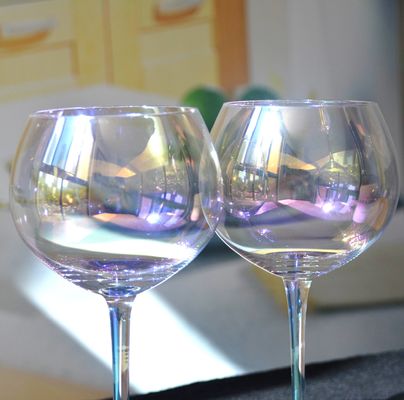 গুণ Giant Rainbow Color Balloon Shape 23 Oz Crystal Wine Glasses কারখানা