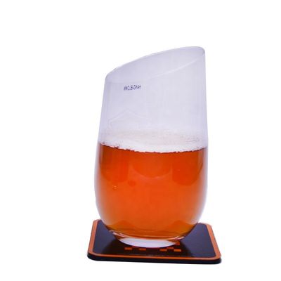 গুণ Bevel Oblique Edge Stemless Crystal Wine Glass With Angle Top কারখানা