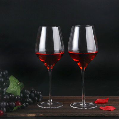গুণ Hand Blowned Thin Wall Lead Free Crystal Wine Glass কারখানা