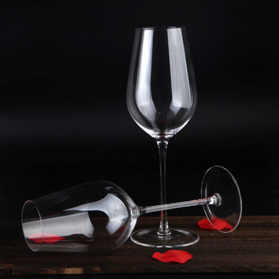 গুণ Hand Blowned Thin Wall Lead Free Crystal Wine Glass কারখানা