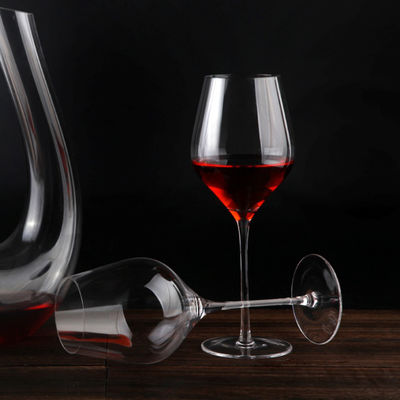 গুণ Hand Blowned Thin Wall Lead Free Crystal Wine Glass কারখানা